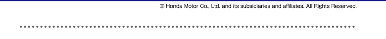 c Honda Motor Co., Ltd. and its subsidiaries and affiliates. All Rights Reserved.